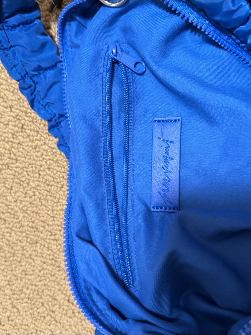 FP Movement by Free People Quilted Shoulder Bag in Electric Blue - Picture 2 of 2